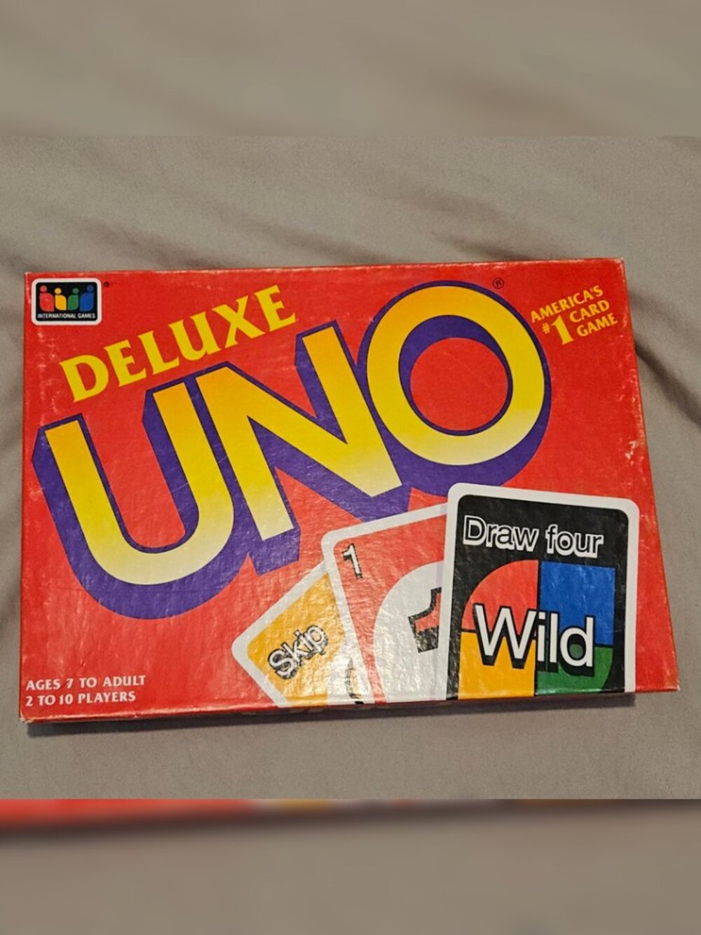 Vintage 1993 Uno Deluxe Card Game